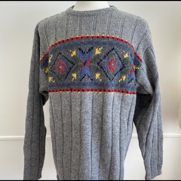 Eddie Bauer Other - Eddie Bauer 100% Wool Crew Neck Sweater